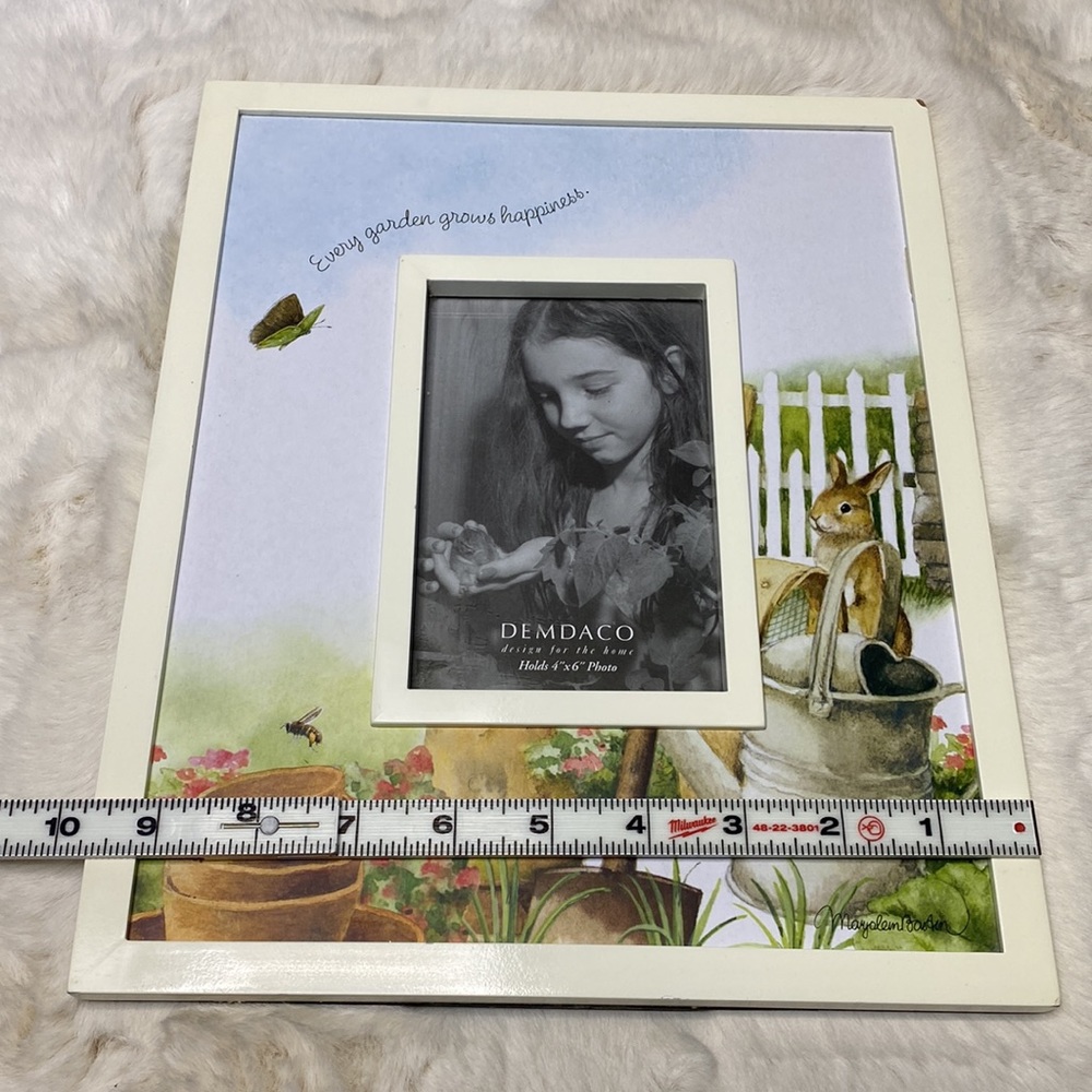 Easter bunny white frame 4 x 6 - Picture 9 of 15